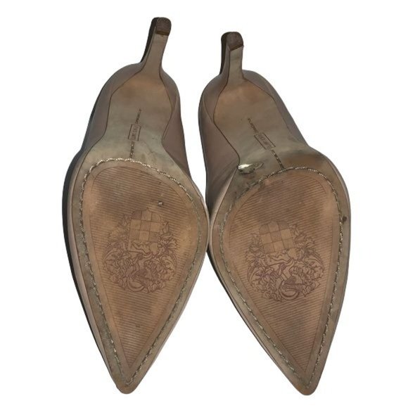 Vince Camuto 6.5 M 36.5 Pump Beige Pink Heel VC-Kain - Picture 4 of 6
